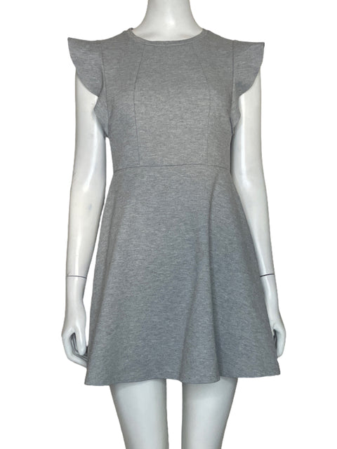 Vestido BCBG Vuelo Mini Gris-Talla 4