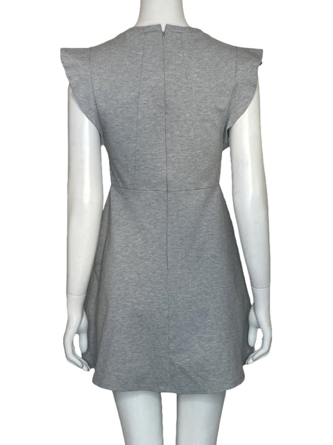 Vestido BCBG Vuelo Mini Gris-Talla 4