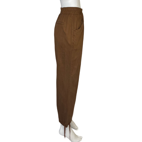 Pantalón A. New Day Bolsillos Marrón - Talla XS