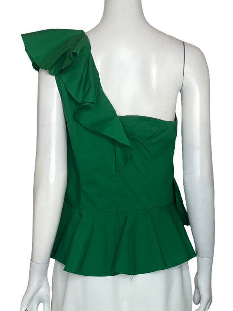 Blusa VTCH Vuelo One Shoulder Verde-Talla M