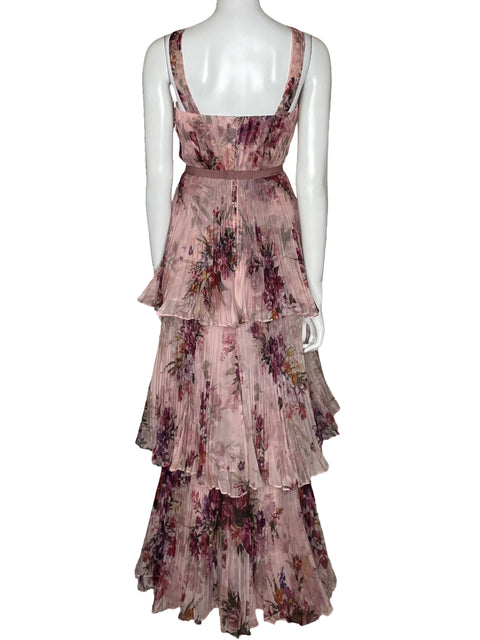 Vestido Marchesa Notte Maxi Dress Rosado-Talla 2