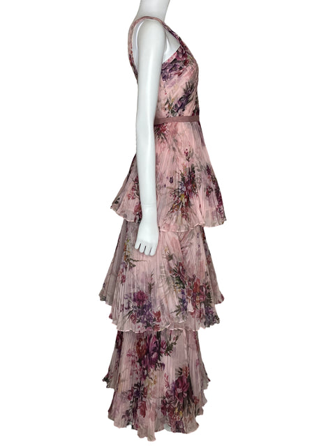 Vestido Marchesa Notte Maxi Dress Rosado-Talla 2