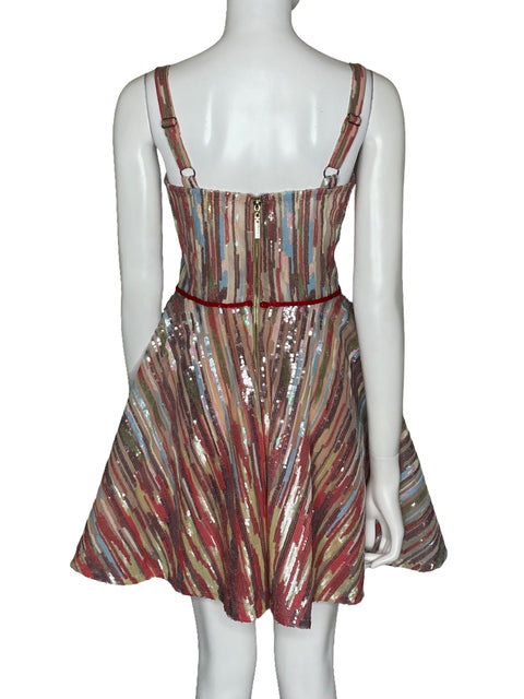 Vestido Bronx & Banco Serena Mini Multicolor-Talla S