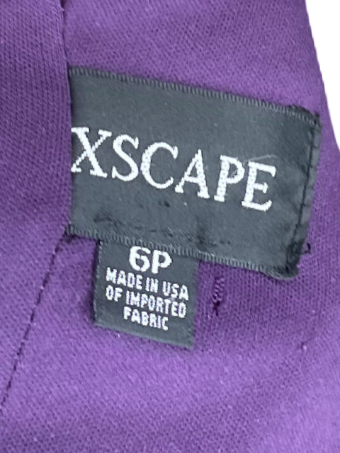 Vestido Xscape Rosa Vuelo Morado-Talla 6
