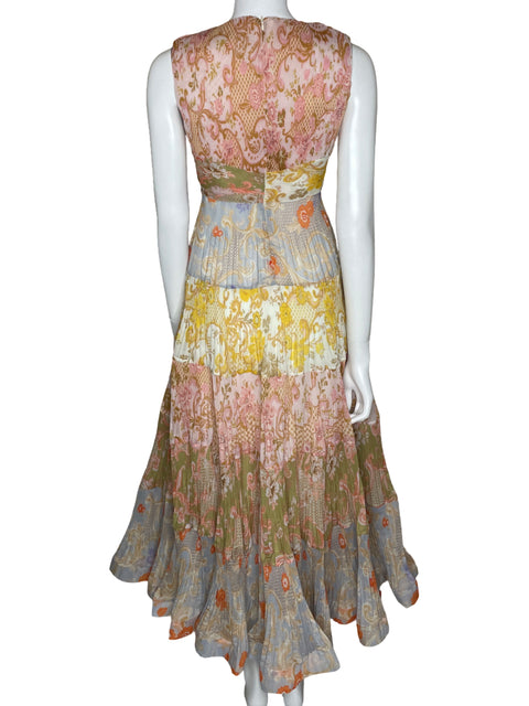 Vestido Zimmermann Paisley Print Multicolor-Talla 0