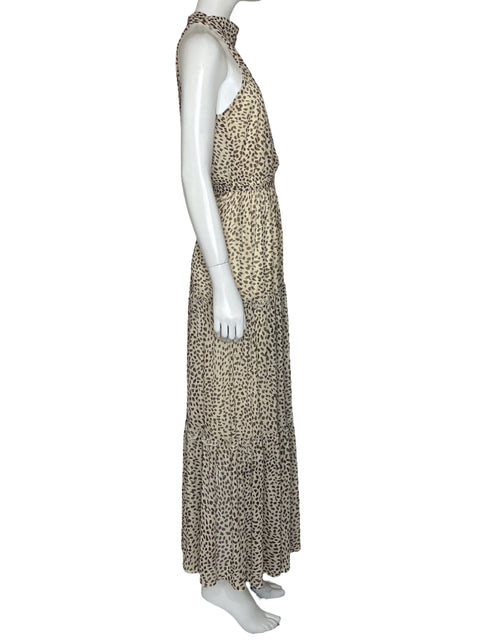 Vestido Kate And Lily Halter Animal Print Beige-Talla 6