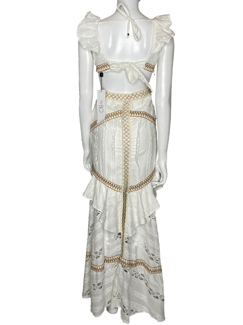 Vestido PatBo Encaje Cut Out Blanco-Talla U