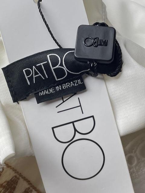 Vestido PatBo Encaje Cut Out Blanco-Talla U