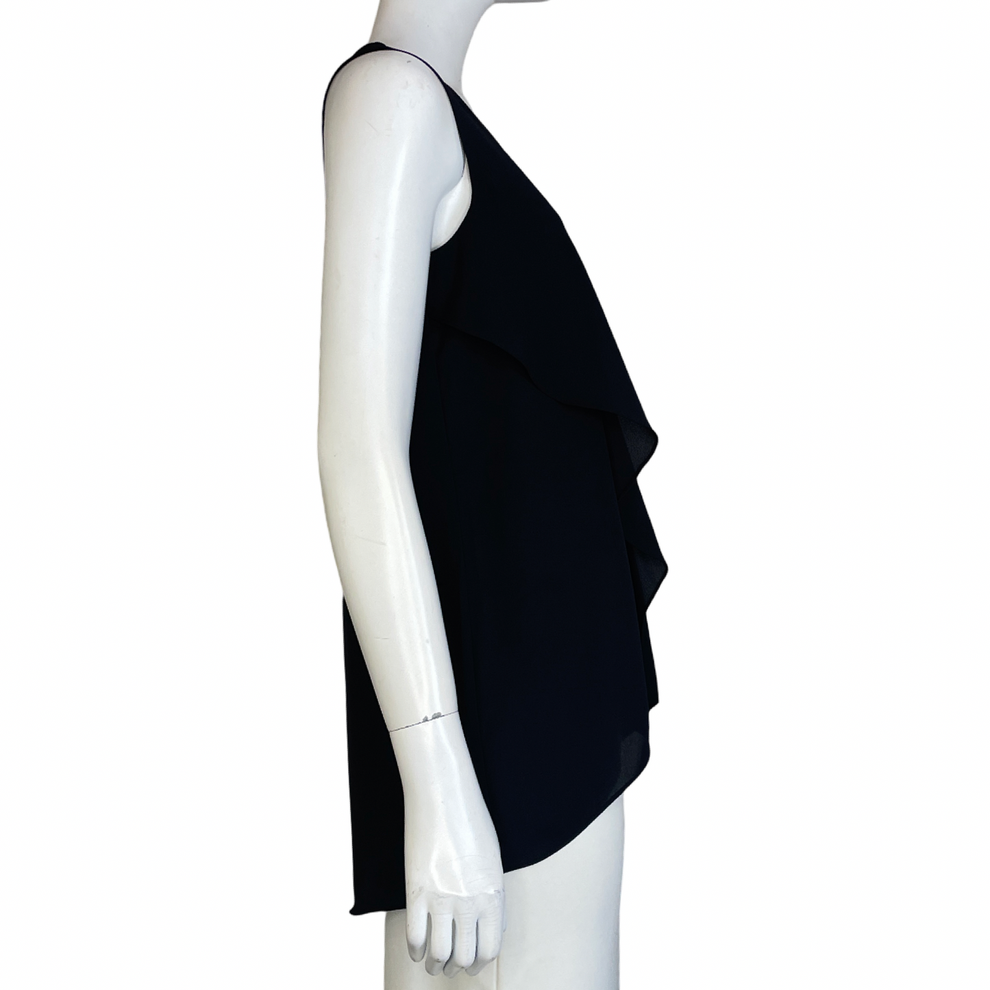 Blusa VINCE CAMUTO Sin Mangas Cuello V Negro - Talla XS