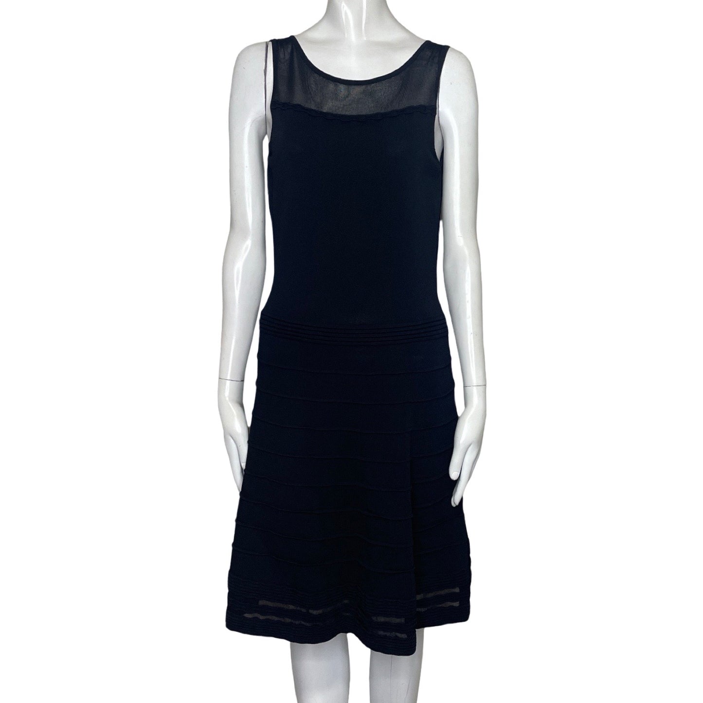 Vestido Ralph Lauren Cuello Redondo Negro-Talla S