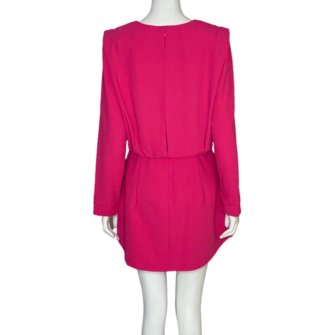 Vestido Amanda Uprichard Mini Rosado-Talla L