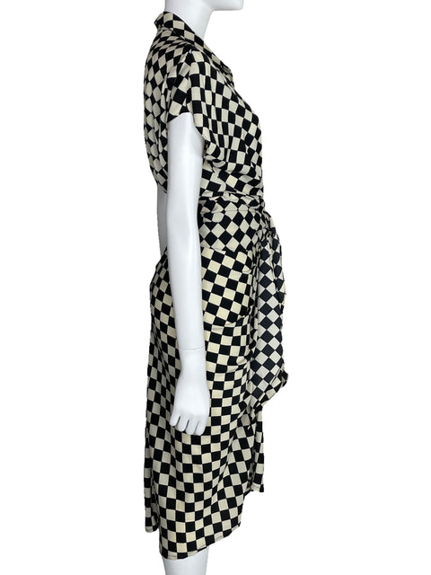 Vestido Do+Be Camisero Drapeado Blanco-Talla S
