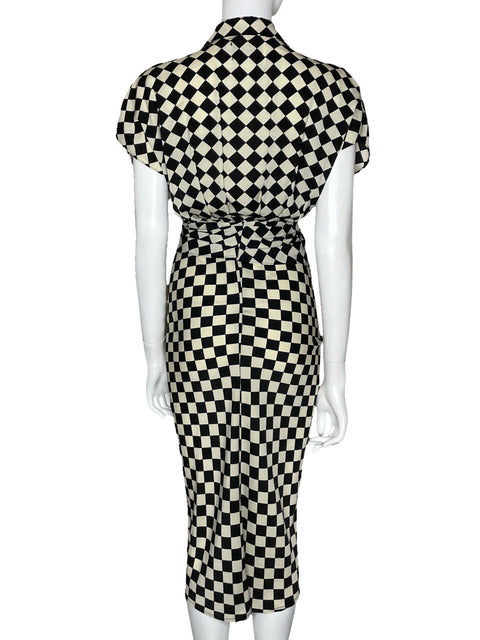 Vestido Do+Be Camisero Drapeado Blanco-Talla S