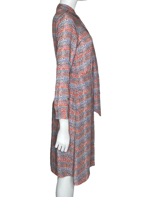 Vestido BCBG Media Manga Azul-Talla 0