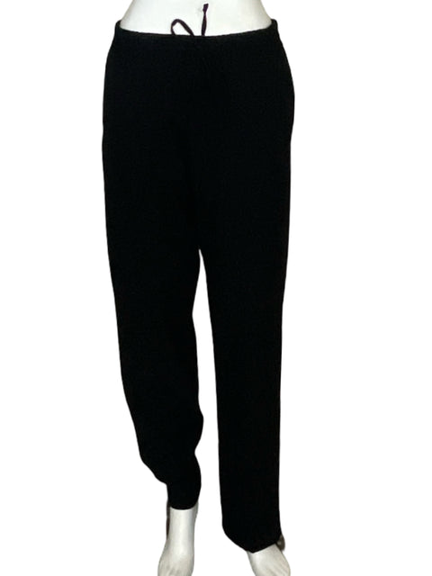 Pantalón Zara Pretina Elastica Recto Negro-Talla L
