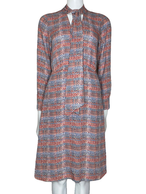 Vestido BCBG Media Manga Azul-Talla 0