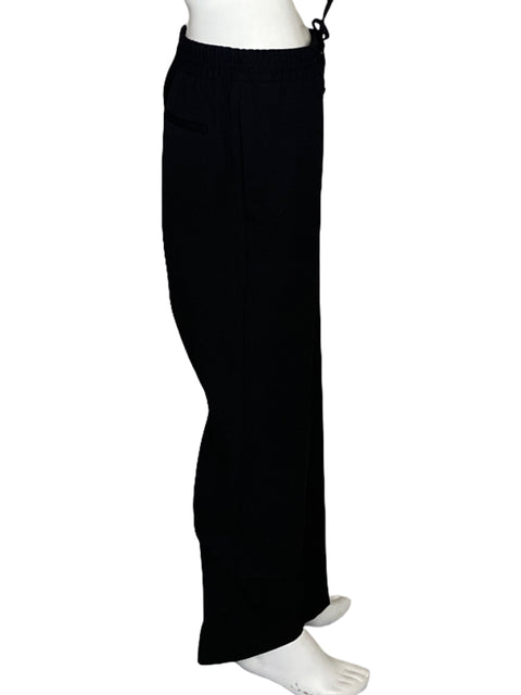 Pantalón Zara Pretina Elastica Recto Negro-Talla L