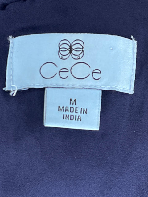 Blusa Cece Mangas Lentejuelas Azul-Talla M