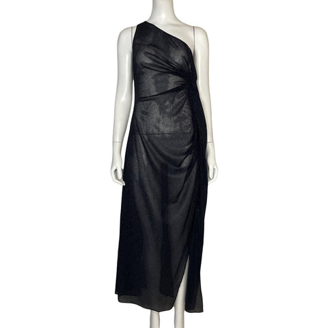 Vestido Osèree Lurex Nudo Negro-Talla M