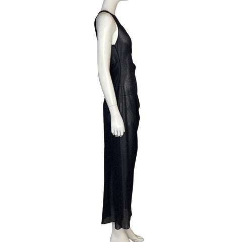 Vestido Osèree Lurex Nudo Negro-Talla M