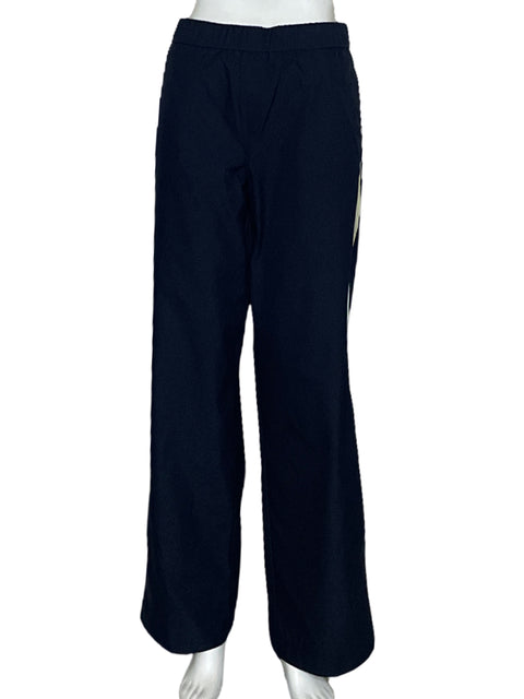 Pantalón Zara Lineas  Azul-Talla L