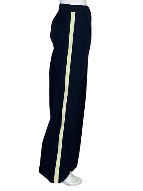 Pantalón Zara Lineas  Azul-Talla L
