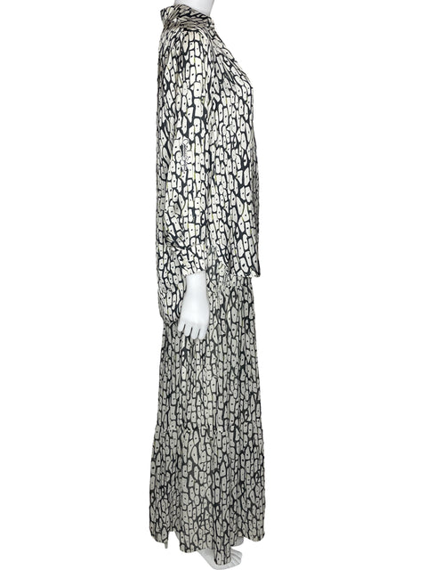 Set Carolina Estefan Camisa+Pantalón Blanco-Talla S