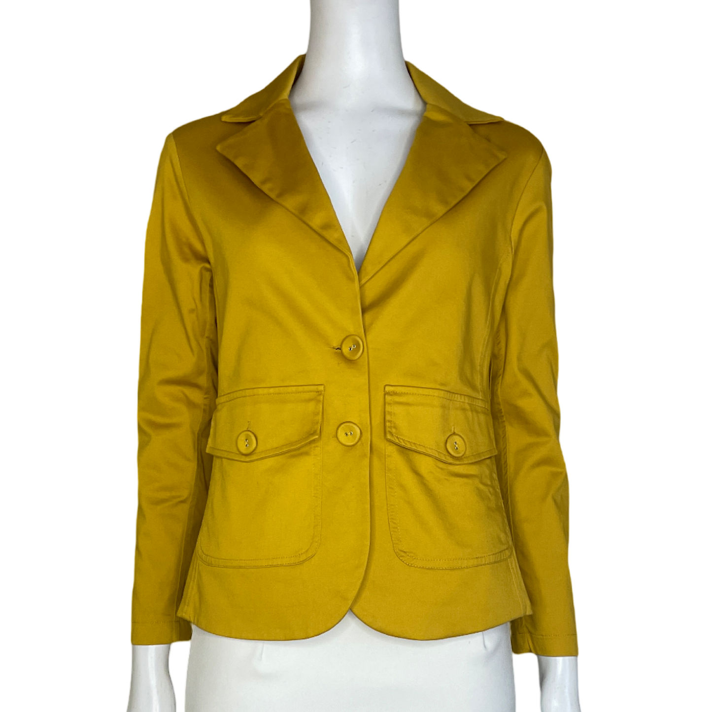 Blazer ARGEMIRO SIERRA Bolsillos Amarillo - Talla XS