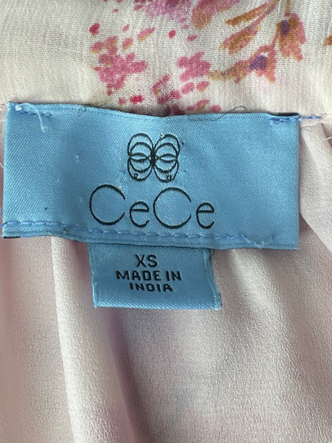 Blusa CeCe Floral Bombacha Rosado-Talla XS
