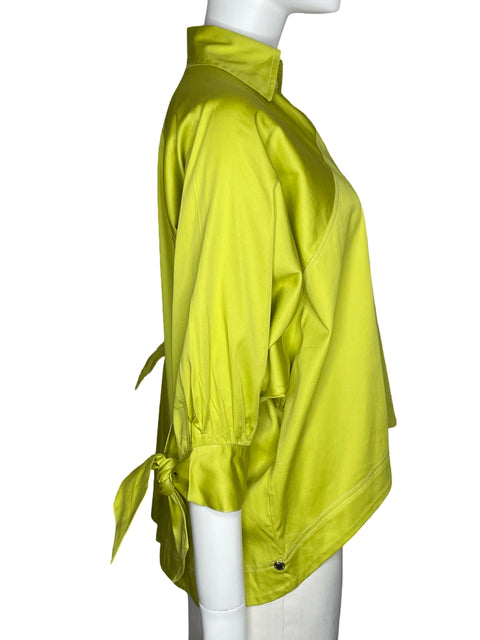 Blusa Cristina Restrepo Asimétrica Verde-Talla U