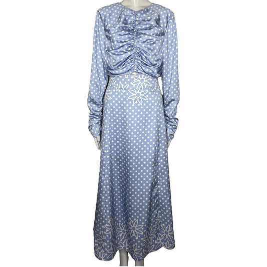 Set Keepsake Falda Lunares Azul-Talla L