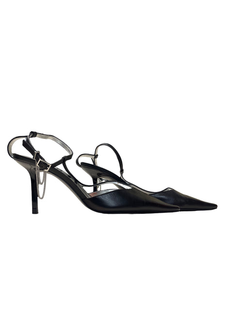 Calzado Zara Stiletto Destalonado Negro-Talla 40