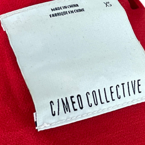 Vestido C/Meo Collective Vuelos Rojo - Talla XS