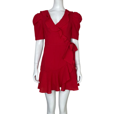 Vestido C/Meo Collective Vuelos Rojo - Talla XS