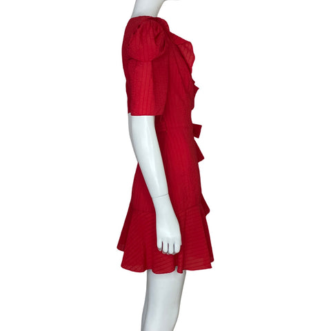 Vestido C/Meo Collective Vuelos Rojo - Talla XS