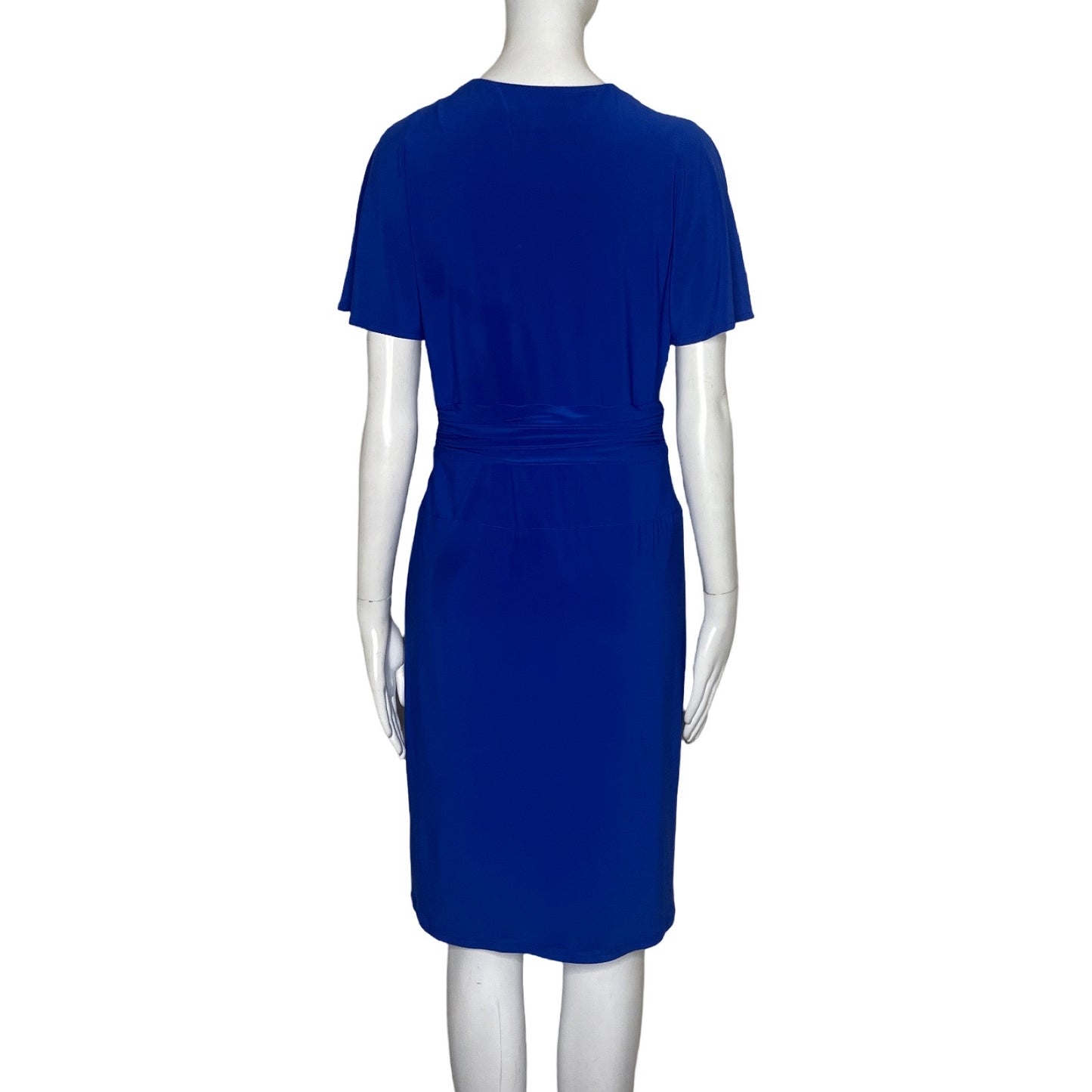 Vestido Jones New York Drapeado Azul-Talla 6