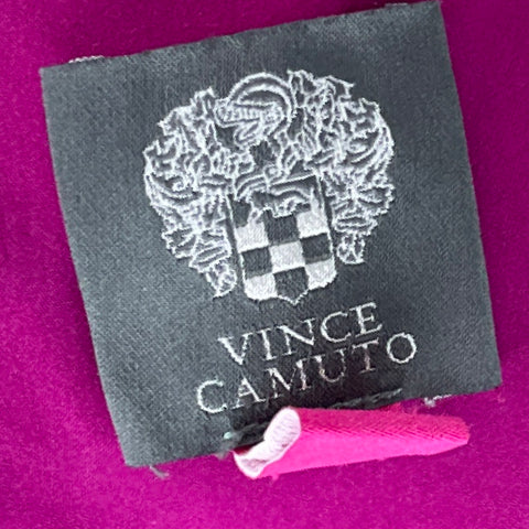 Vestido Vince Camuto Mangas Puff Morado - Talla 2