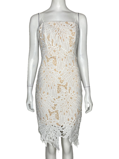 Vestido Ina Encaje Tiras Blanco-Talla S