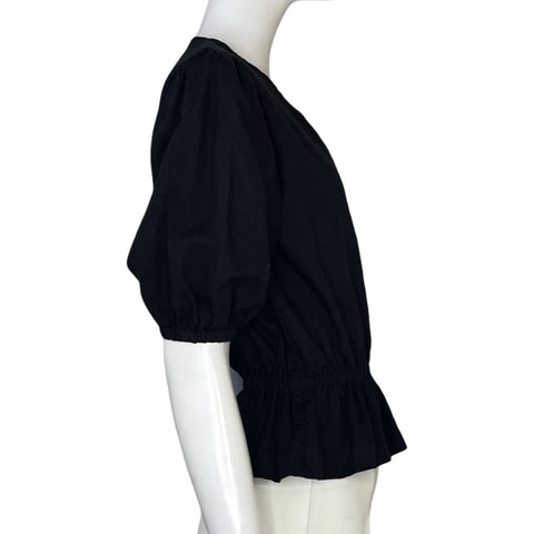 Blusa Mane Project Mangas Puff Negro - Talla M