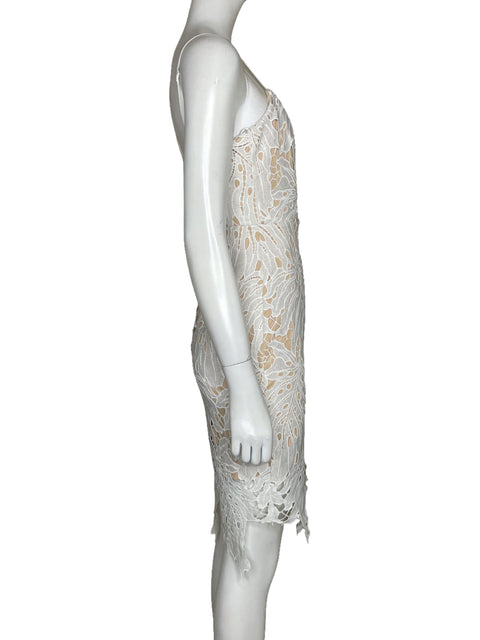 Vestido Ina Encaje Tiras Blanco-Talla S