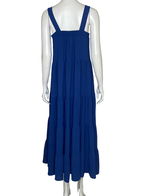 Vestido Max Studio Tiras Azul - Talla S