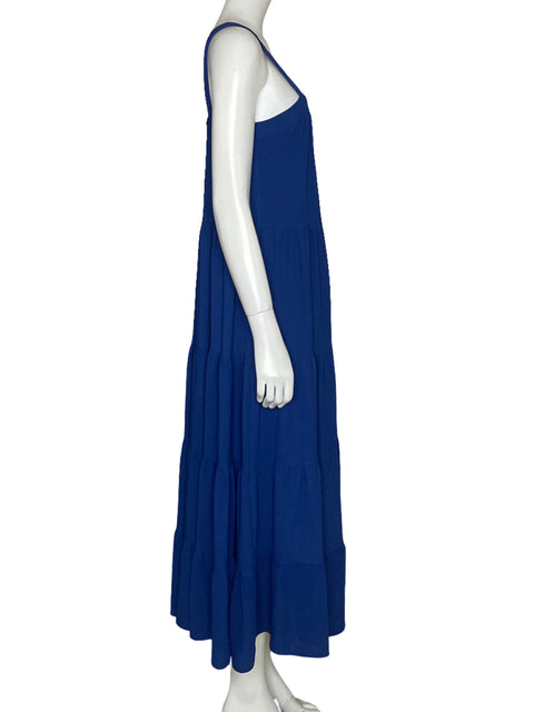 Vestido Max Studio Tiras Azul - Talla S
