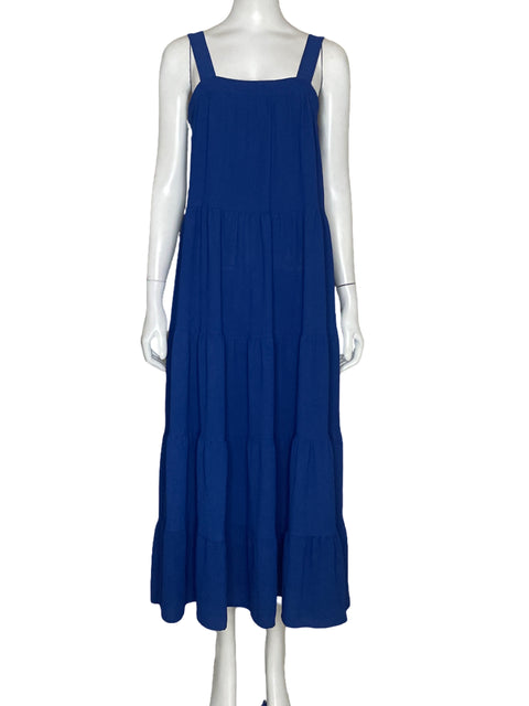 Vestido Max Studio Tiras Azul - Talla S