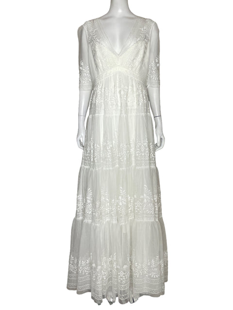 Vestido BCBG Encaje Blanco - Talla 10