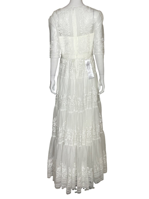 Vestido BCBG Encaje Blanco - Talla 10