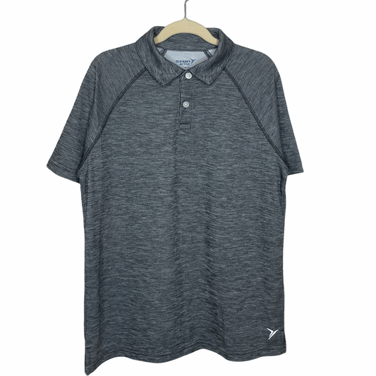 Camiseta Old Navy Polo Go Drive Gris-Talla 10