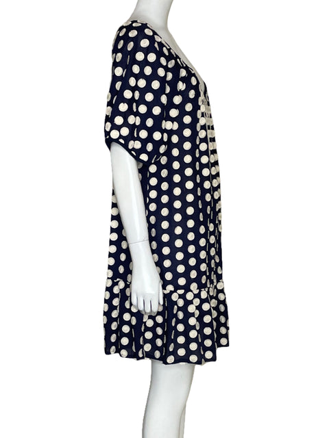 Vestido Madewell Puntos Azul - Talla M