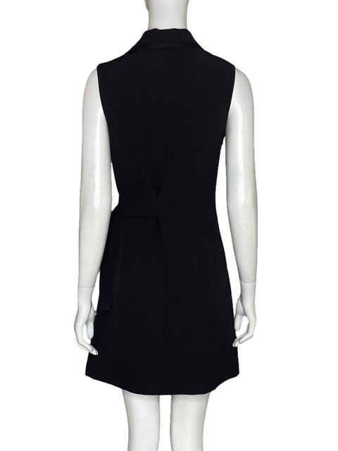Vestido Ted Baker Cruzado Crossbody Negro-Talla o
