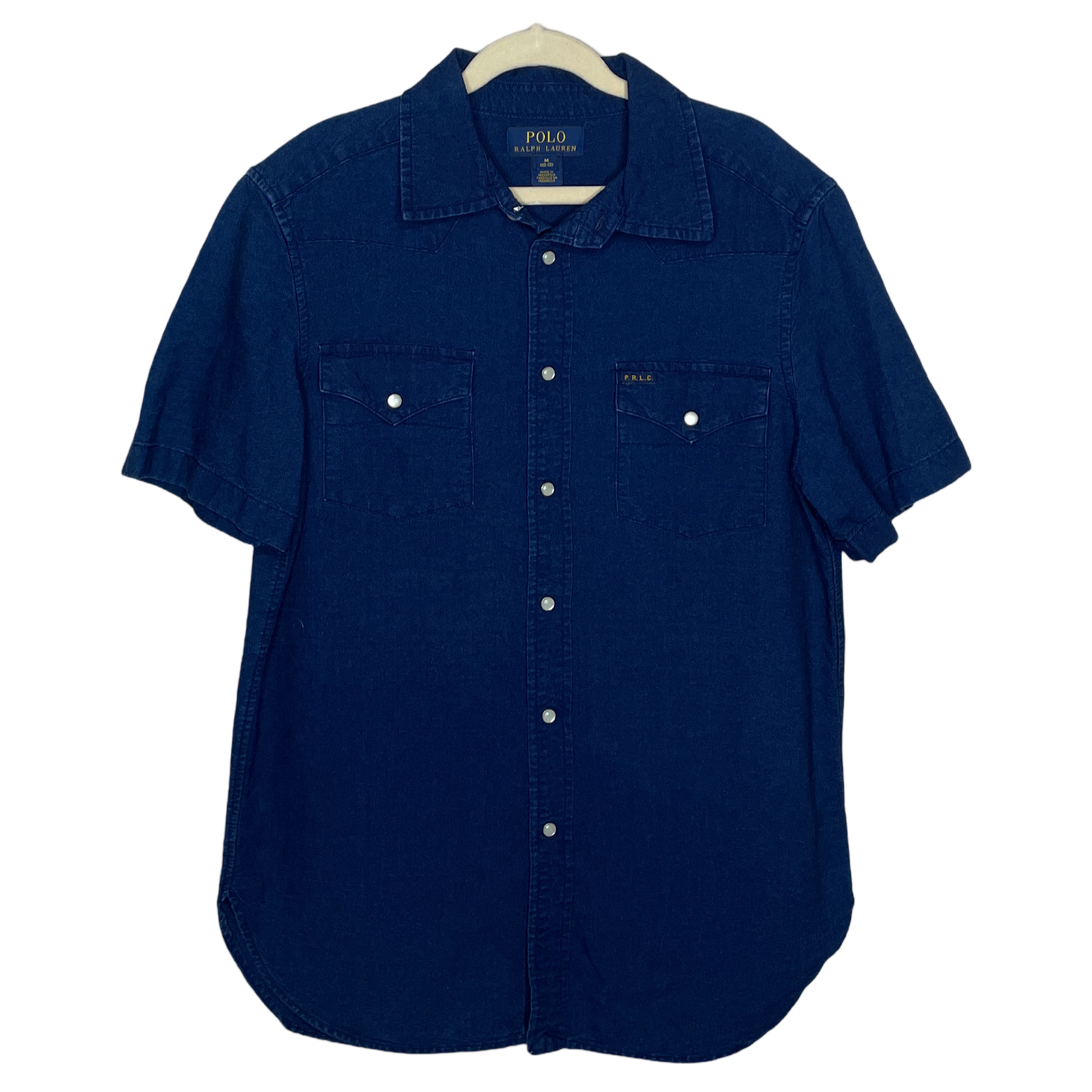 Camisa Polo Ralph Lauren Denim Broches Azul-Talla M