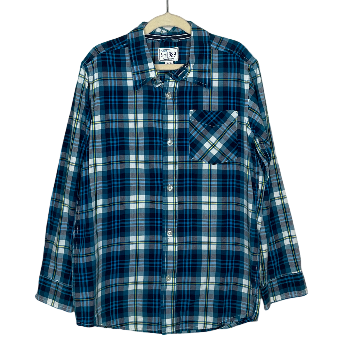 Camisa Place 1989 Azul-Talla L/G